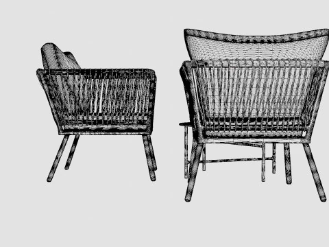 Turin Cafe Set 3D Model