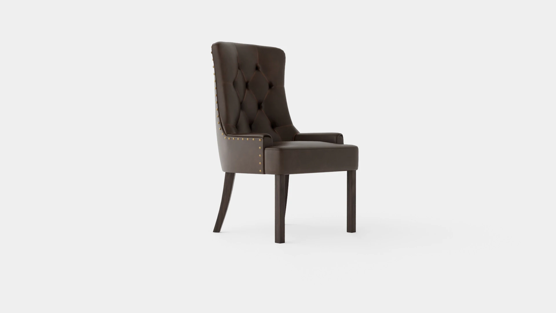 Tuva Armchair Artificial Leather 3D Model .c4d .max .obj .3ds .fbx .stl .blend