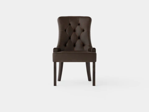 Tuva Armchair Artificial Leather 3D Model
