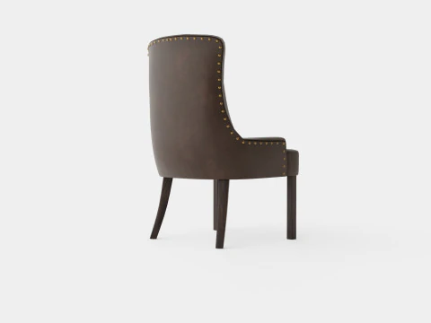 Tuva Armchair Artificial Leather 3D Model