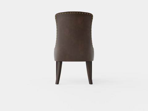 Tuva Armchair Artificial Leather Modello 3D