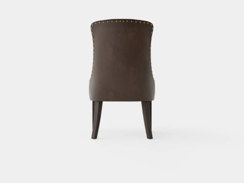 Tuva Armchair Artificial Leather 3D Model