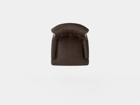 Tuva Armchair Artificial Leather Modello 3D