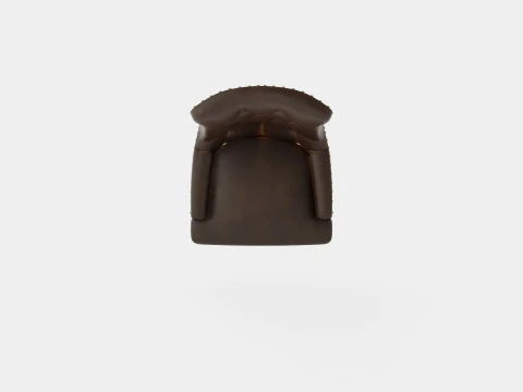 Tuva Armchair Artificial Leather 3D Model