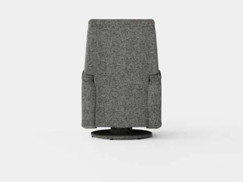 Umea Armchair Spin Swing Fabric Gray Modelo 3D