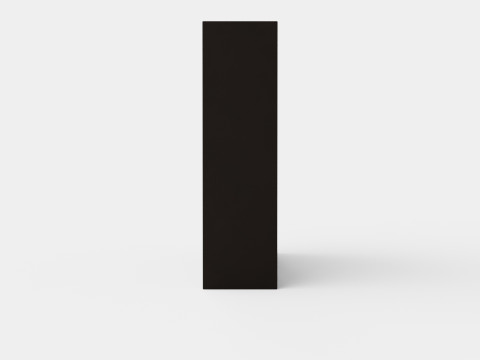 Vesper Wardrobe 3 Sliding Doors Black Modèle 3D