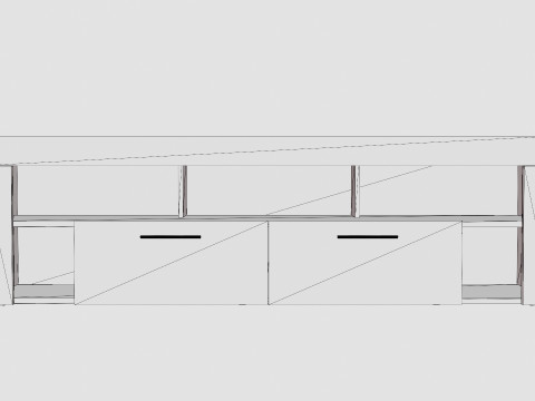 Vibio TV Bench 3D Model