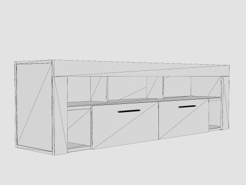 Vibio TV Bench 3D Model