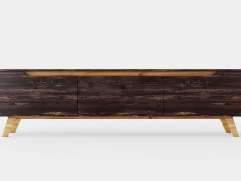 Virkesbo TV Bench 3D Model