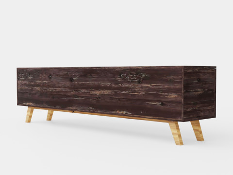 Virkesbo TV Bench 3D Model