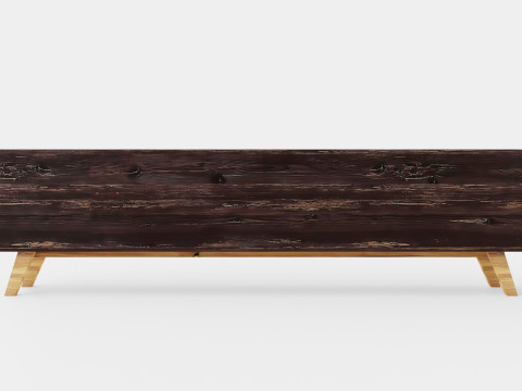 Virkesbo TV Bench 3D Model