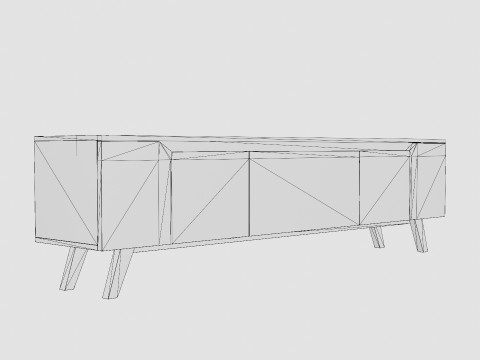 Virkesbo TV Bench 3D Model