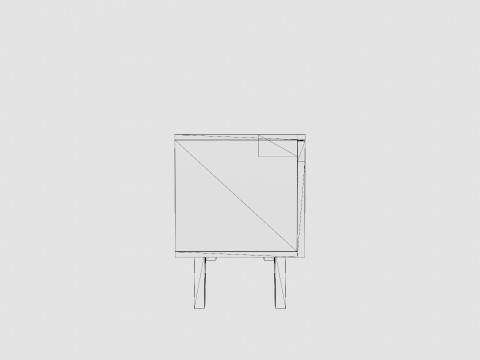 Virkesbo TV Bench 3D Model