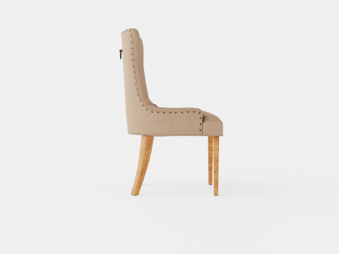 Victoria Armchair Beige Vintage 3D Model