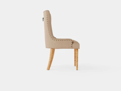 Victoria Armchair Beige Vintage 3D Model