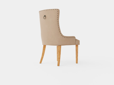 Victoria Armchair Beige Vintage 3D Model