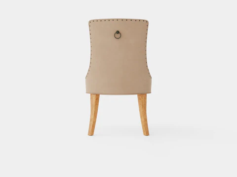 Victoria Armchair Beige Vintage 3D Model