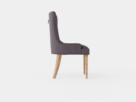 Victoria Armchair Gray Vintage 3D Model