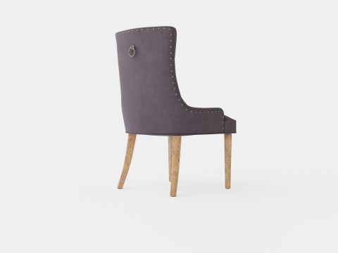 Victoria Armchair Gray Vintage 3D Model