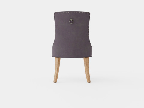Victoria Armchair Gray Vintage 3D Model