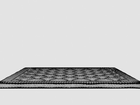 Visby Bed Mattress Modello 3D