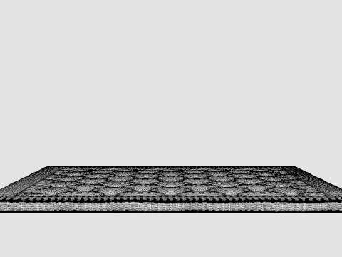Visby Bed Mattress Modello 3D
