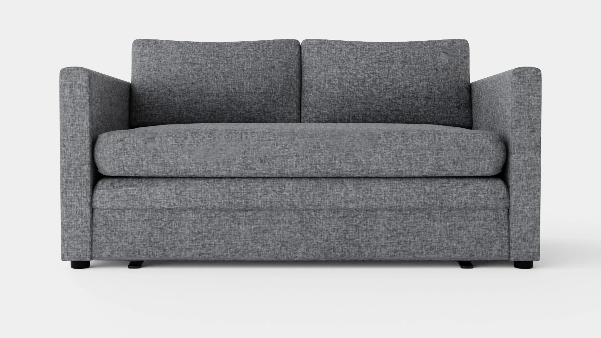 Willhelm Sofa Bed 2 Seater Light Gray 3D Model .c4d .max .obj .3ds .fbx .stl .blend