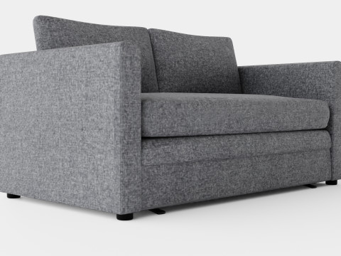 Willhelm Sofa Bed 2 Seater Light Gray 3D 모델
