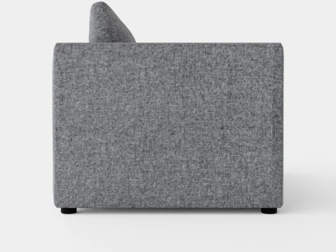 Willhelm Sofa Bed 2 Seater Light Gray 3D Model