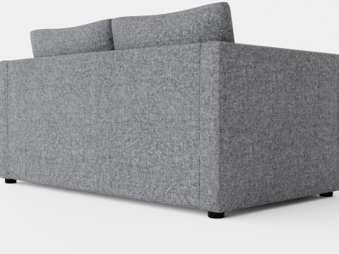 Willhelm Sofa Bed 2 Seater Light Gray 3D 모델