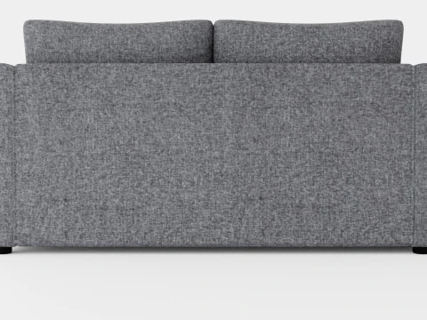 Willhelm Sofa Bed 2 Seater Light Gray 3D Model