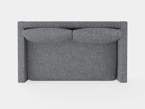 Willhelm Sofa Bed 2 Seater Light Gray 3D Model