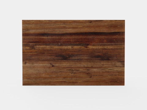 Wilmer Dining Table Wood Black Modello 3D