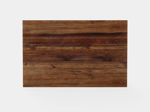 Wilmer Dining Table Wood Black 3D Model