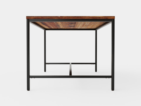 Wilmer Dining Table Wood Black 3D 모델