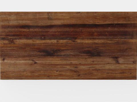 Wilmer Dining Table Wood Black 3D 모델