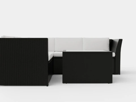 Gruppo lounge Wisconsin Light da 5 posti Modello 3D