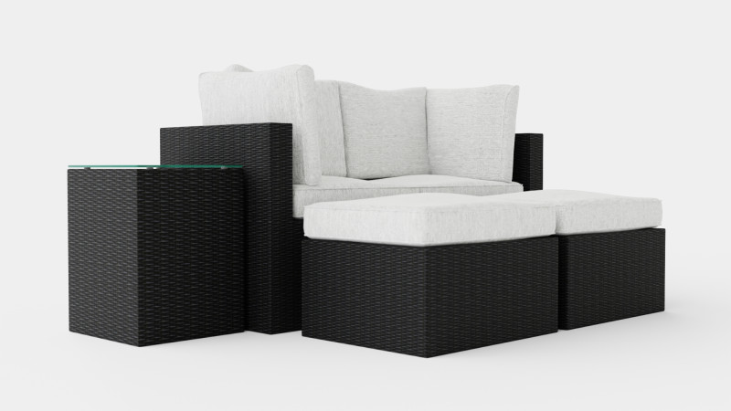 Zambia Sofa Group 3D 模型 .c4d .max .obj .3ds .fbx .stl .blend