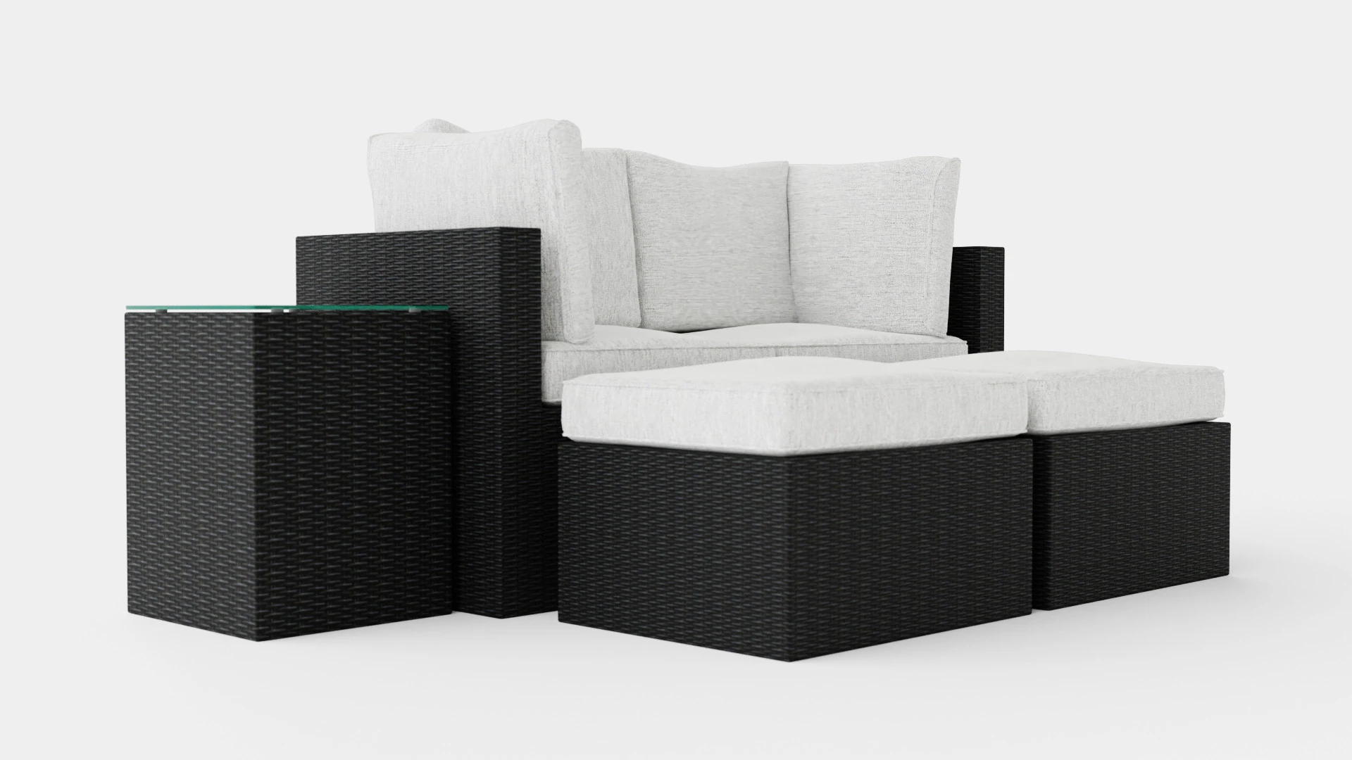 Zambia Sofa Group 3D Model .c4d .max .obj .3ds .fbx .stl .blend 