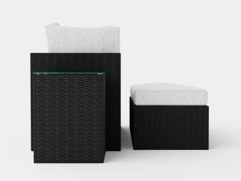 Zambia Sofa Group 3D Model