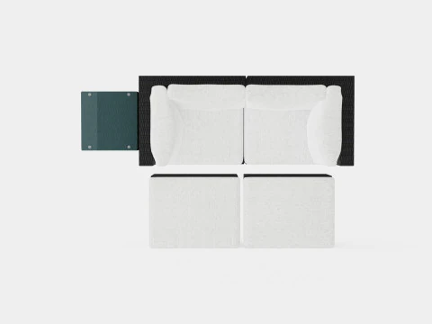 Zambia Sofa Group 3D Model
