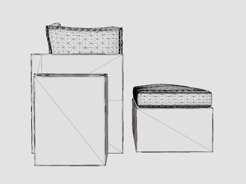 Zambia Sofa Group 3D Model