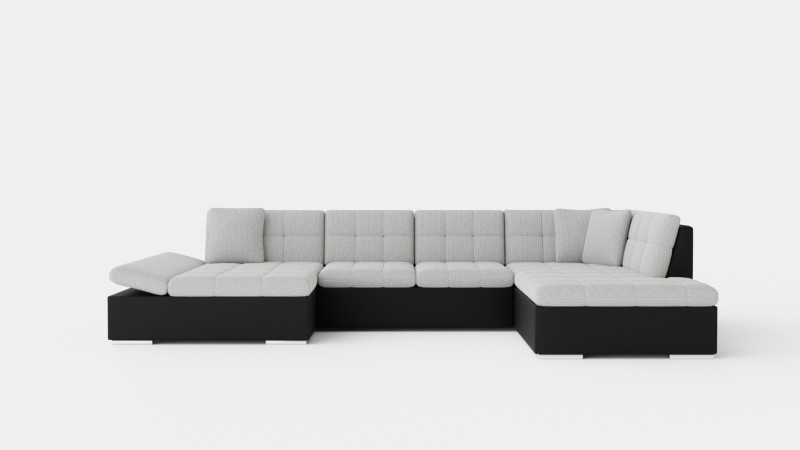 Zumar U Bed Sofa Divan With Storage Left Black Light Model 3D .c4d .max .obj .3ds .fbx .stl .blend