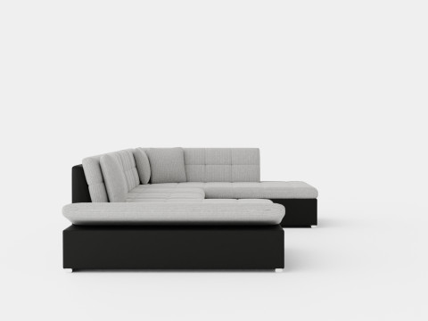 Zumar U Bed Sofa Divan With Storage Left Black Light Model 3D
