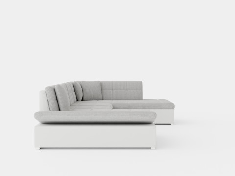 Zumar U Bed Sofa Divan With Storage Left White Light 3D Модель