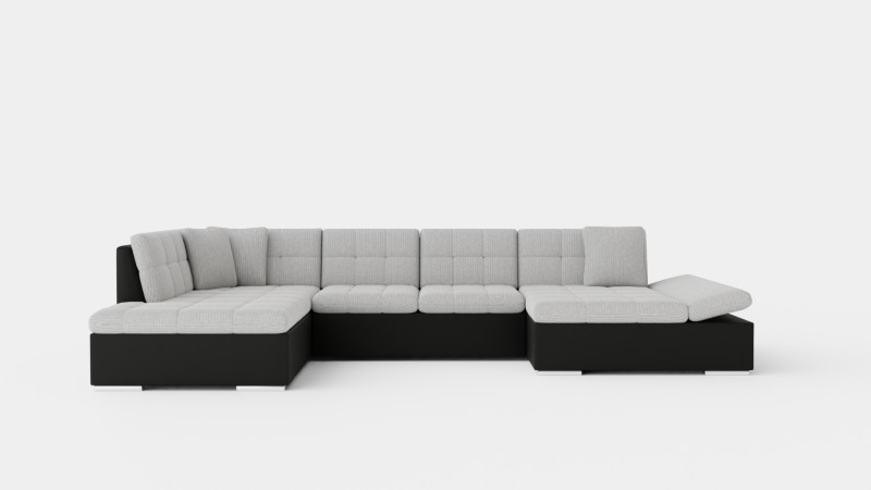 Zumar U Bed Sofa Divan With Storage Right Black Light Model 3D .c4d .max .obj .3ds .fbx .stl .blend