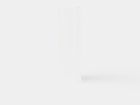 Wardrobe BREMA 210 White Mirror Modelo 3D