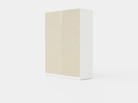 Wardrobe DAKOTA 160 White 3D Модель