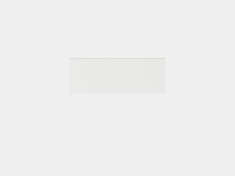 Wardrobe DAKOTA 160 White 3D Model