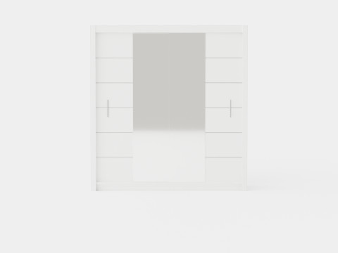 Wardrobe LIZBONA 2 203 White 3D 模型